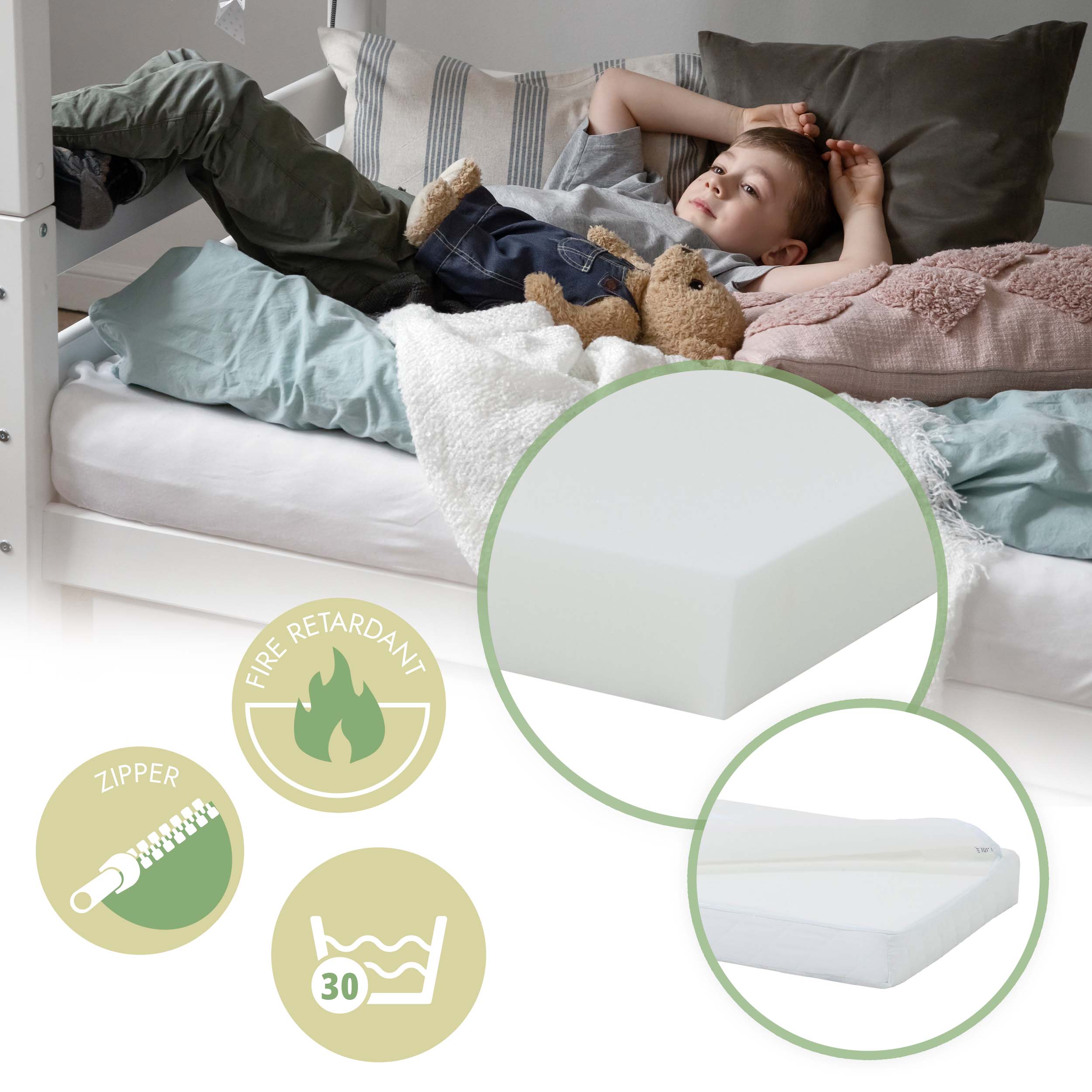 ECO Comfort Småbarnsseng med Skummadrass 