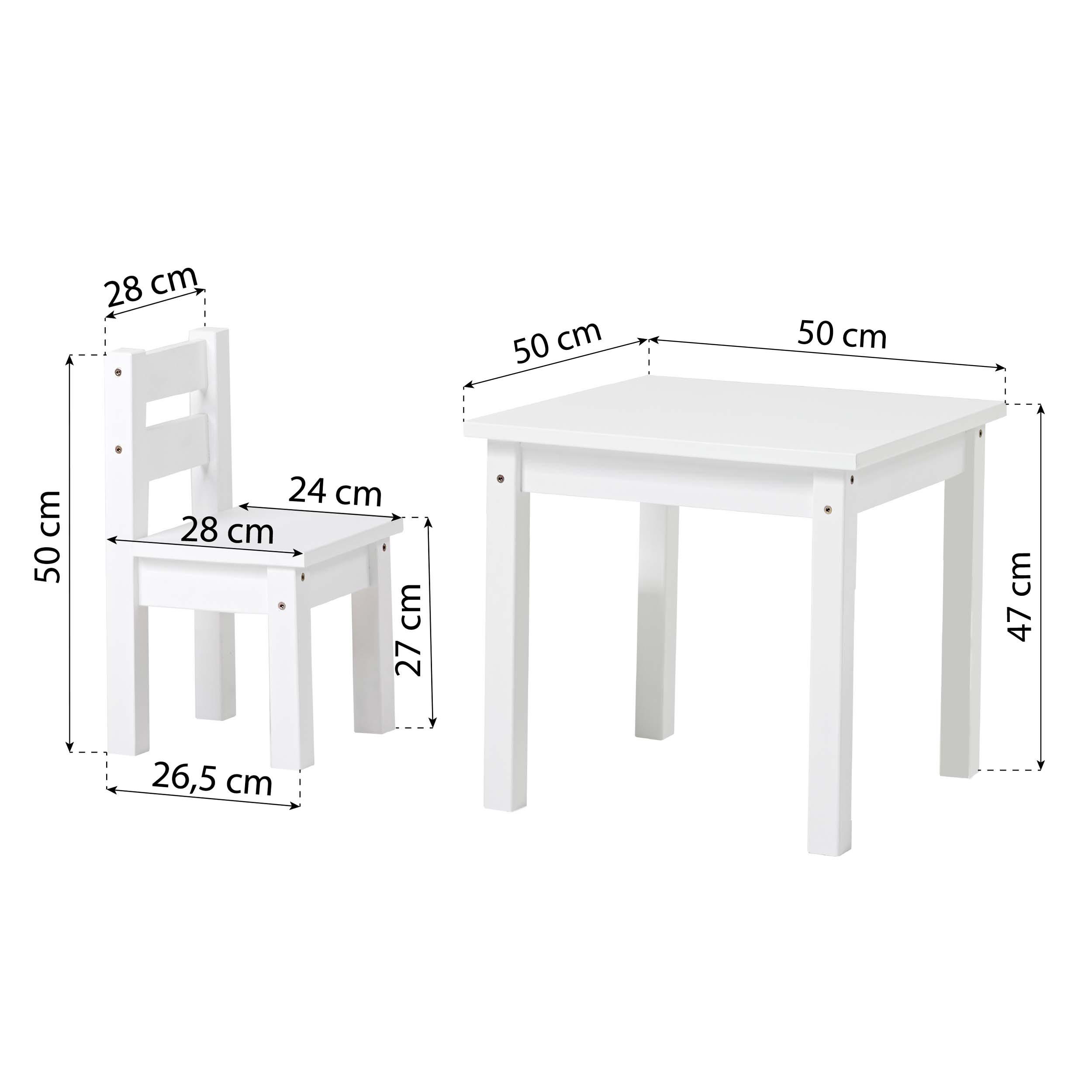 BUNDLE MADS Table and two chairs