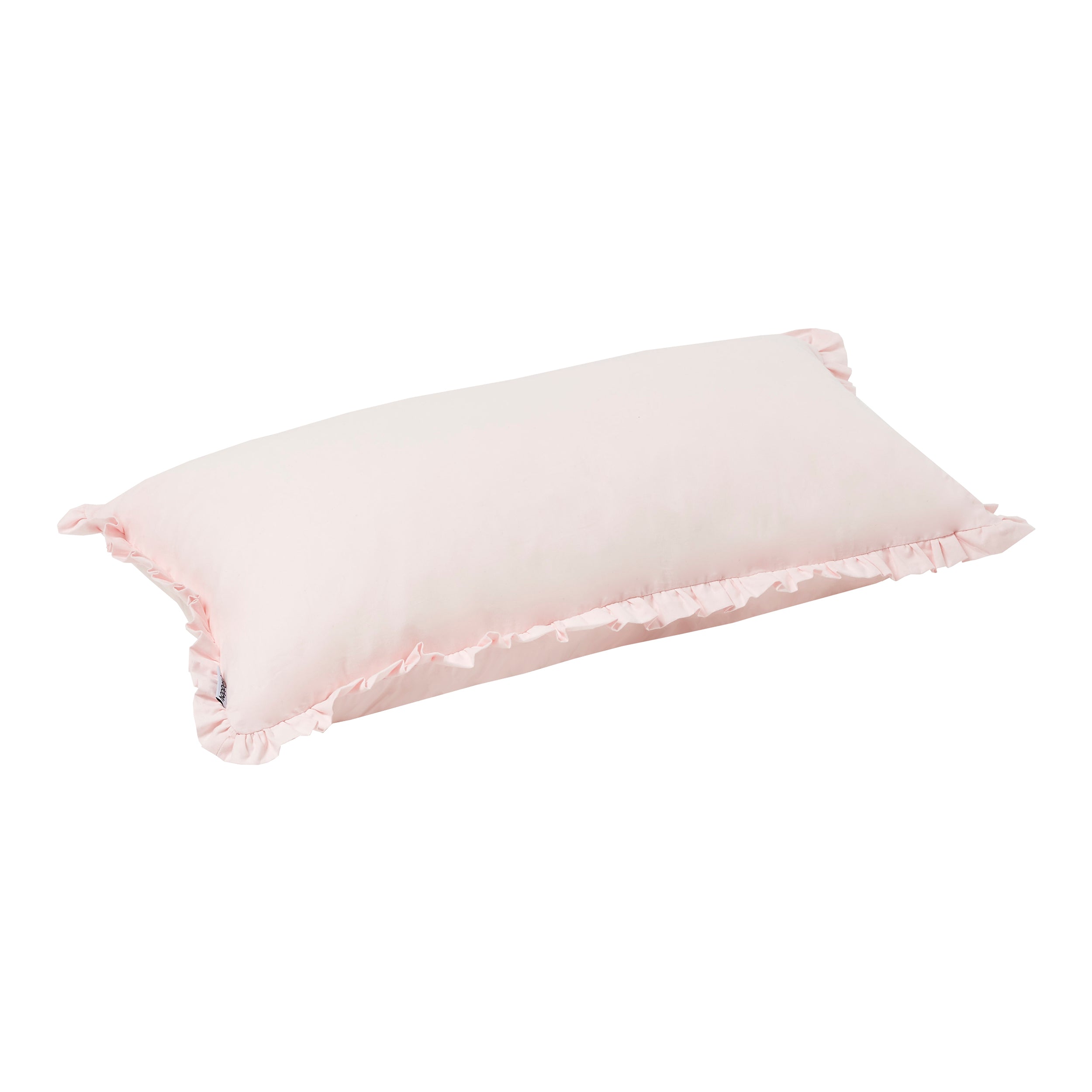 Hoppekids Winter Wonderland rectangular pillow with ruffles