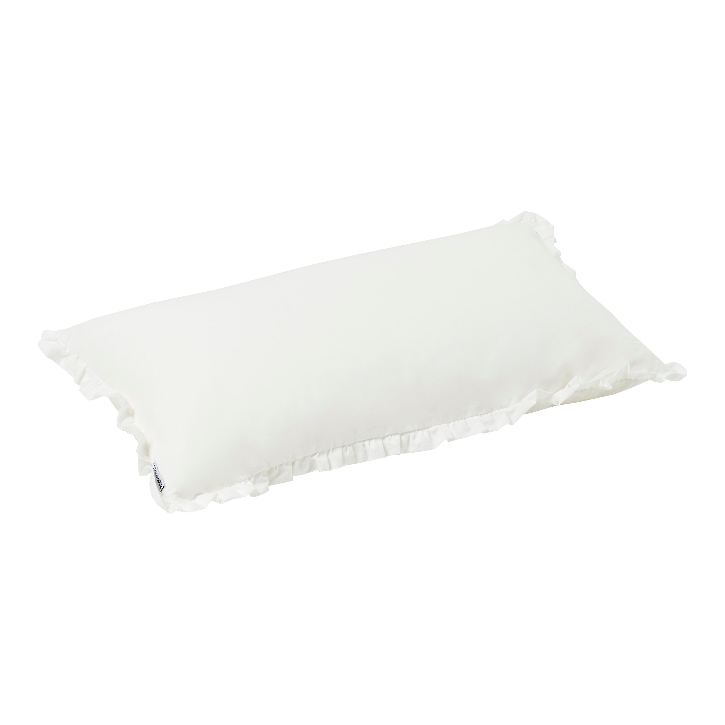 Hoppekids Winter Wonderland rectangular pillow with ruffles